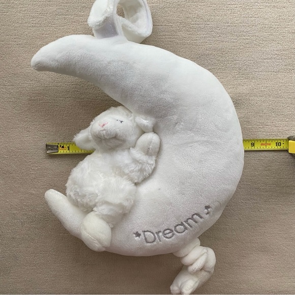 Absolutely Precious GUND BABY WINKY LAMB ON MOON PULL-STRING MUSICAL TOY NWT - Picture 11 of 16